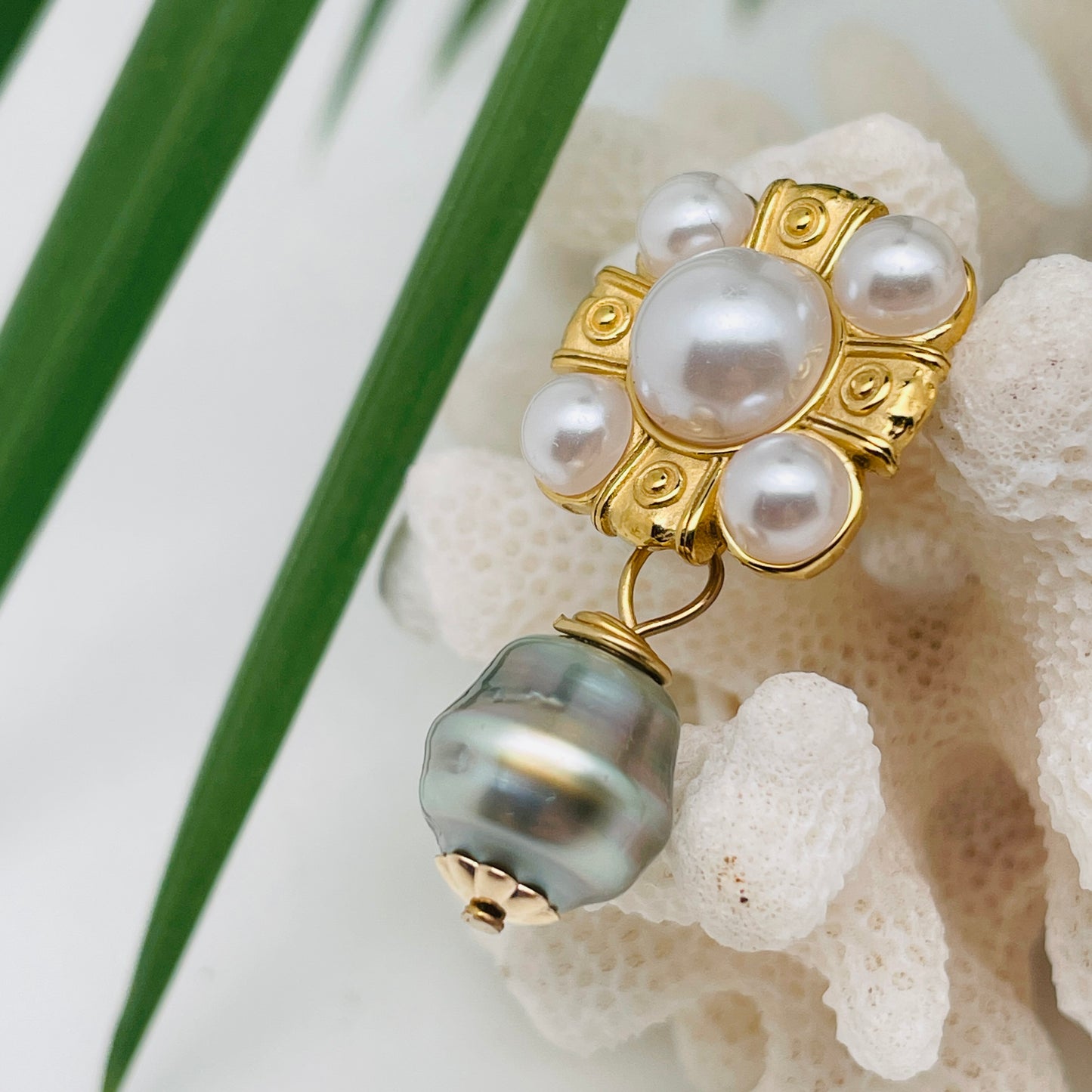 Boucle d'oreilles VINTAGE VAHINE