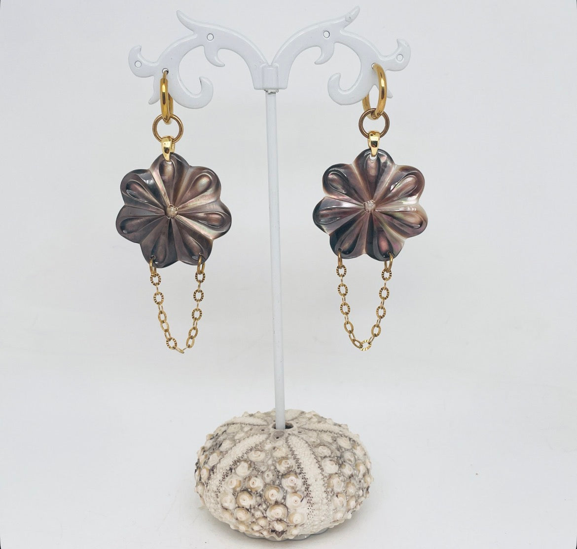 Boucles d'oreilles FLEUR DES ILES