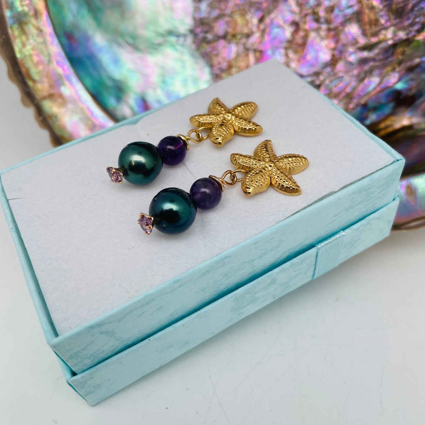 Boucle d'oreilles AMÉTHYSTE