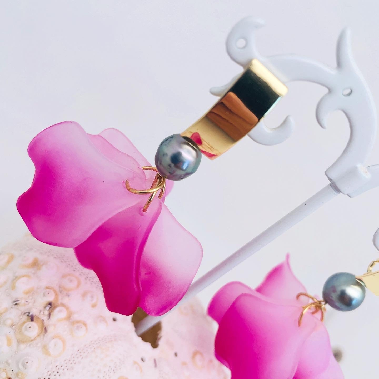 Boucle d'oreilles FRANGIPANIER