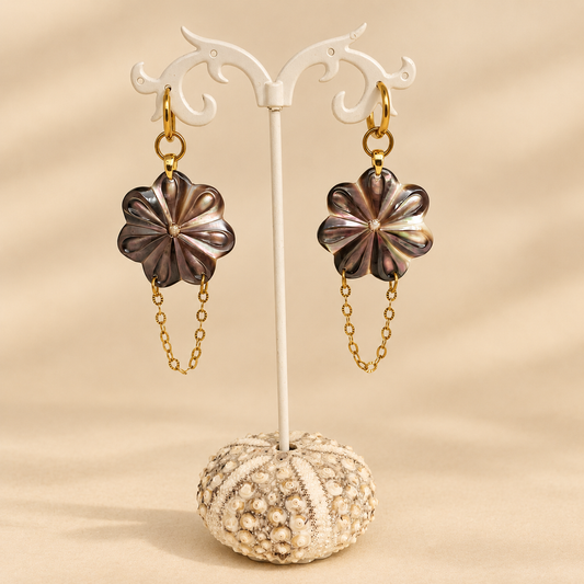 Boucles d'oreilles FLEUR DES ILES