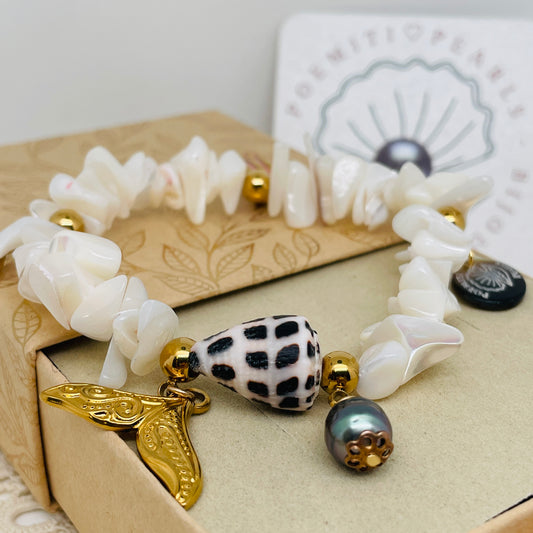 Bracelet NACRE & BRELOQUES