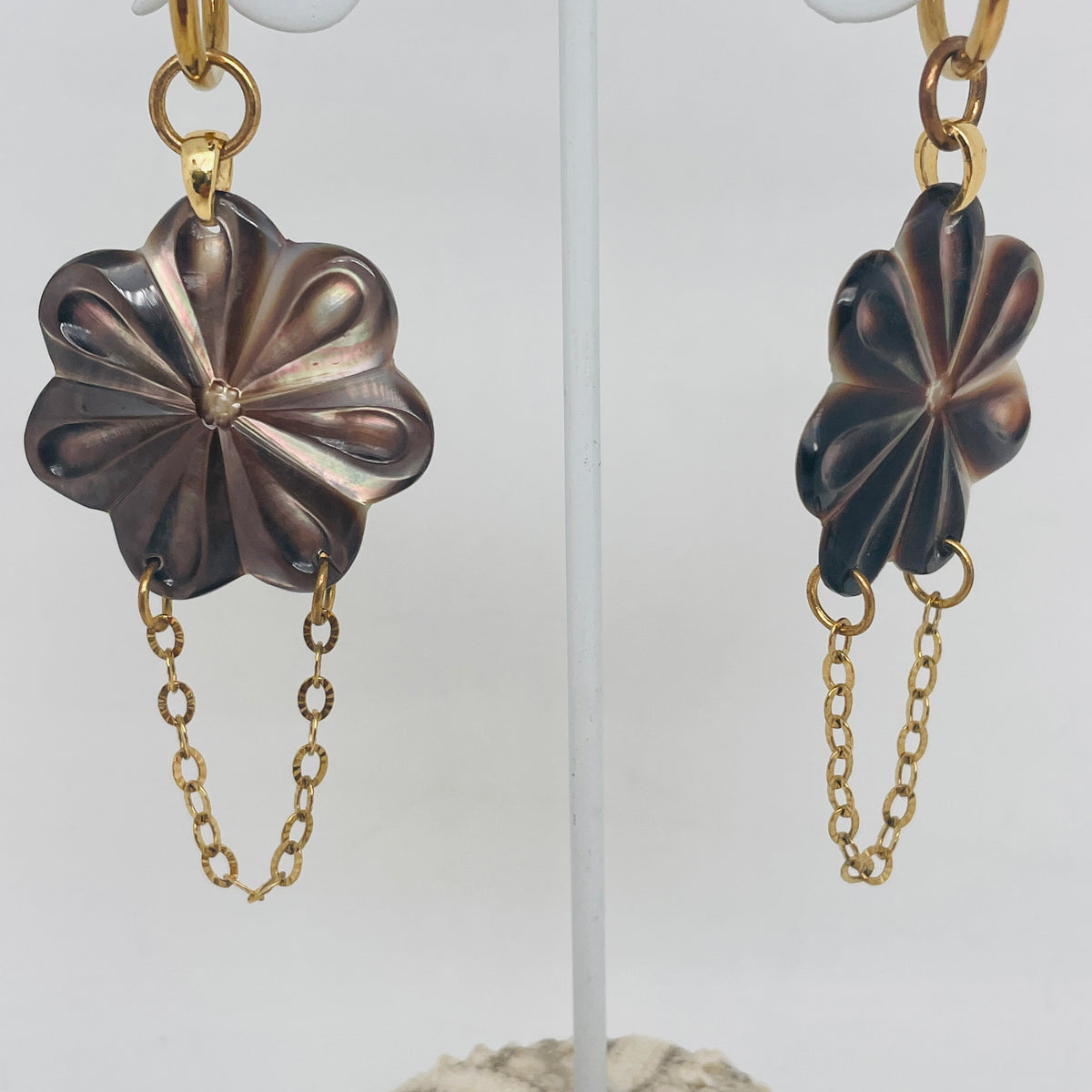 Boucles d'oreilles FLEUR DES ILES