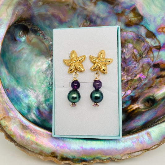 Boucle d'oreilles AMÉTHYSTE