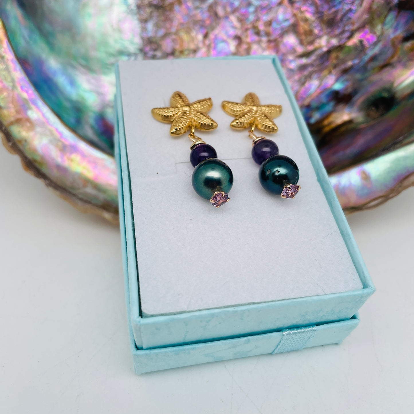 Boucle d'oreilles AMÉTHYSTE