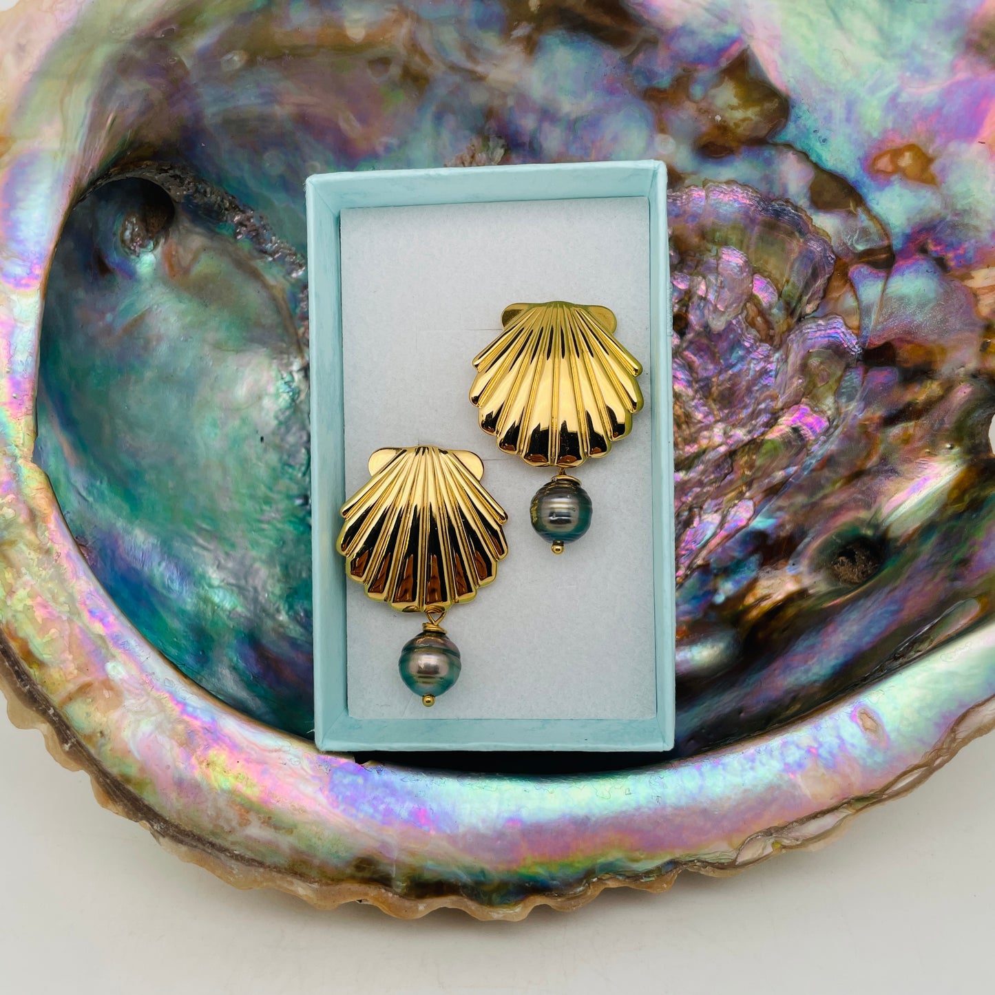 Boucle d'oreilles COQUILLAGE