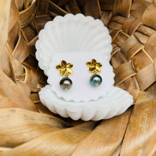 Boucle d'oreilles FRANGIPANIER