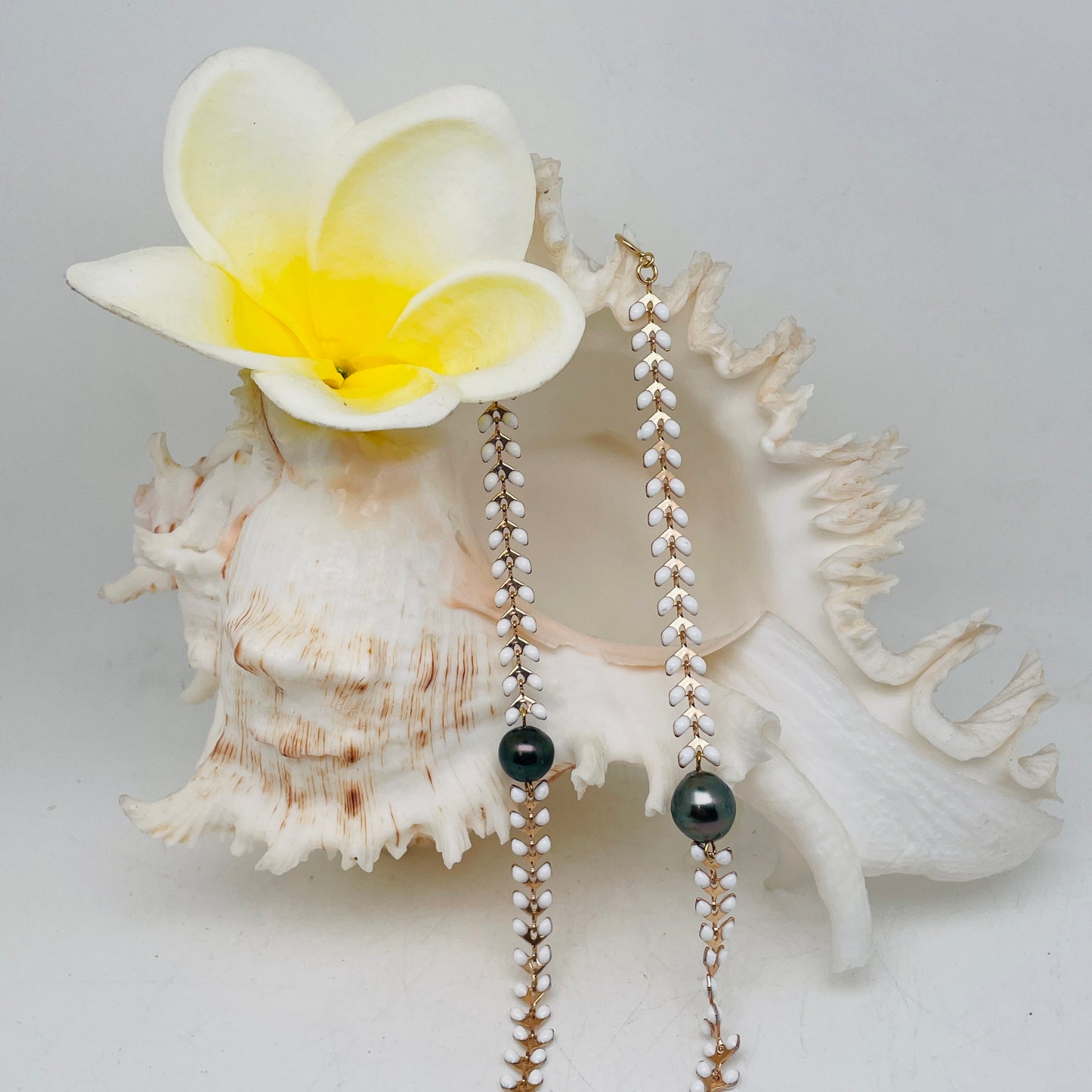 Bracelet LIANE blanche PALMIER