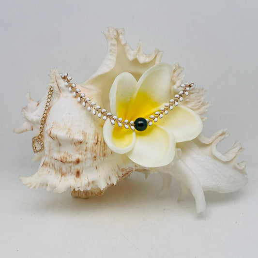 Bracelet LIANE blanche CŒUR