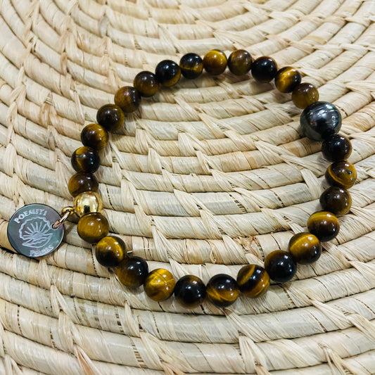 Bracelet POEMITI œil de tigre