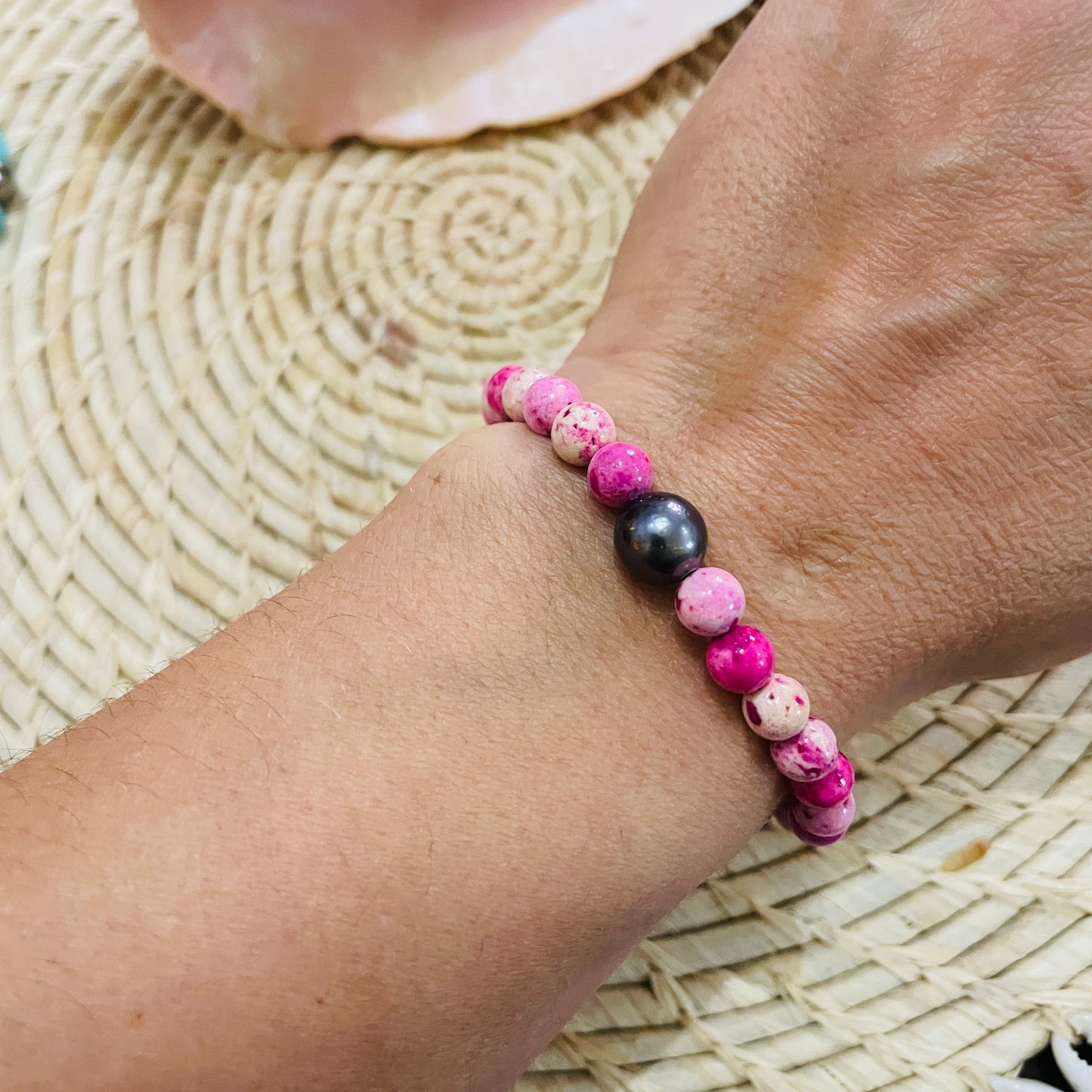Bracelet POEMITI marbre rose