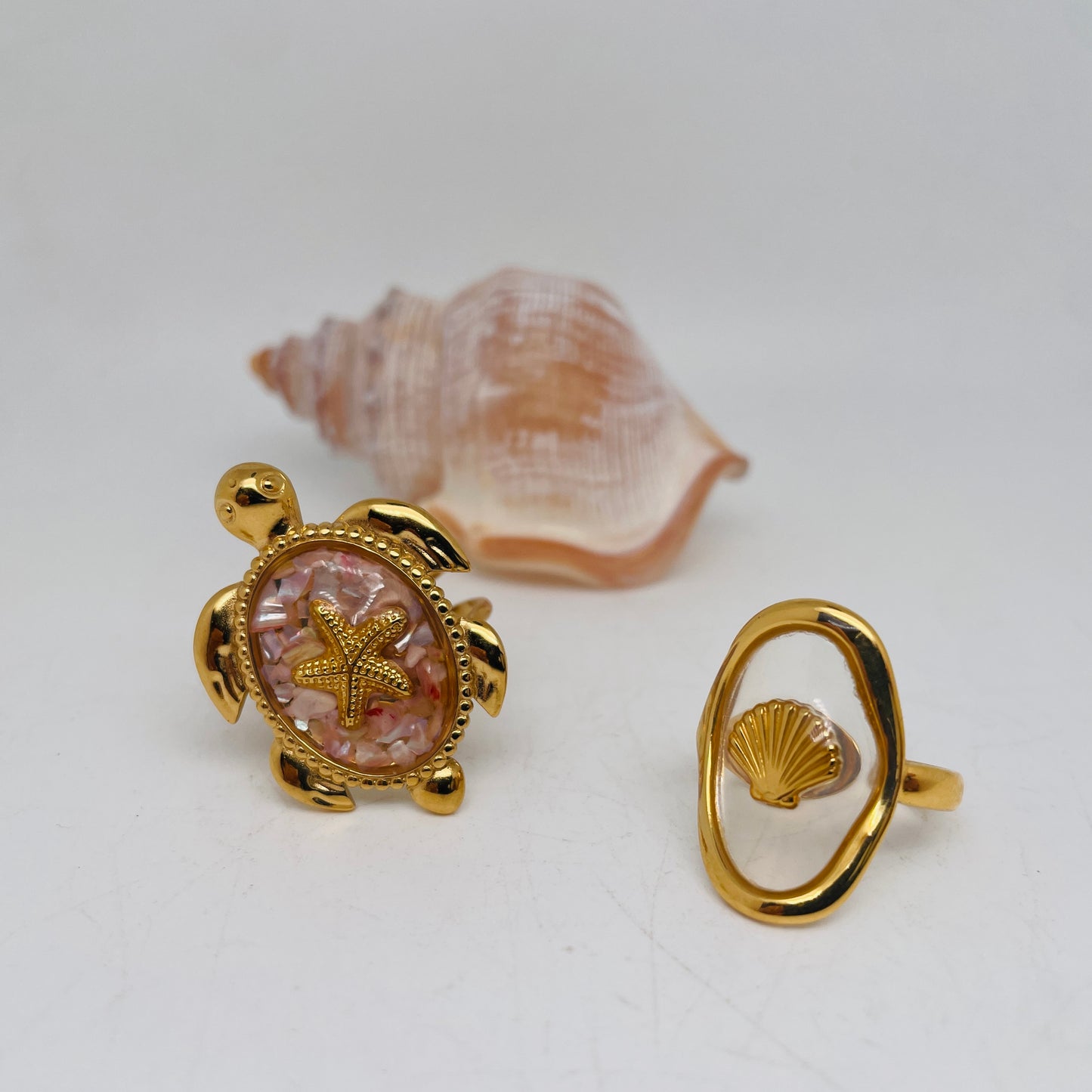 Bague coquillage